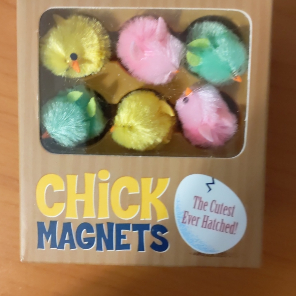 Chick Magnets. Fun gift, Unopened box of 6.